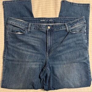 Old Navy Straight Leg Jeans high rise Wow Size 20